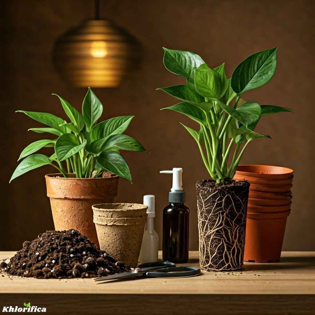 Gardening tools for pothos propagation