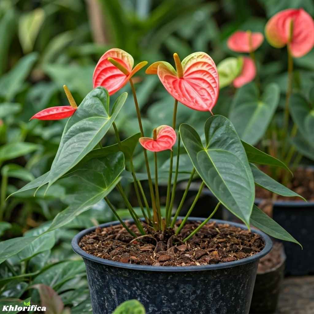 Seasonal propagation of anthuriums