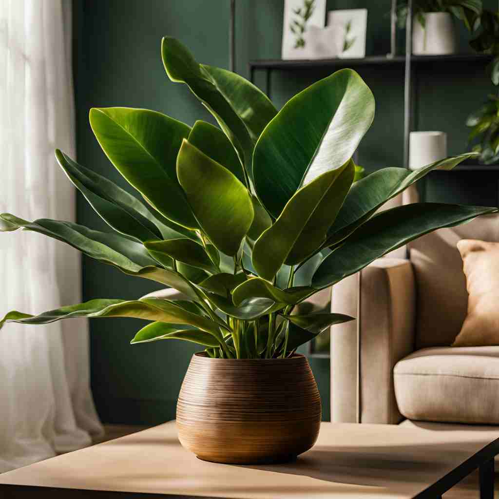 The Zamioculcas zamiifolia, ZZ plant