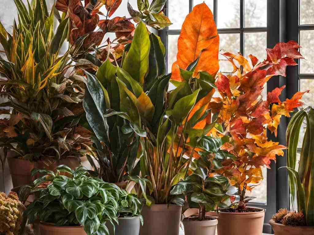 repotting houseplants in fall season