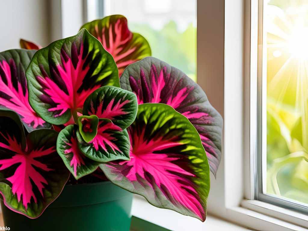 Rex Begonia foliage houseplant