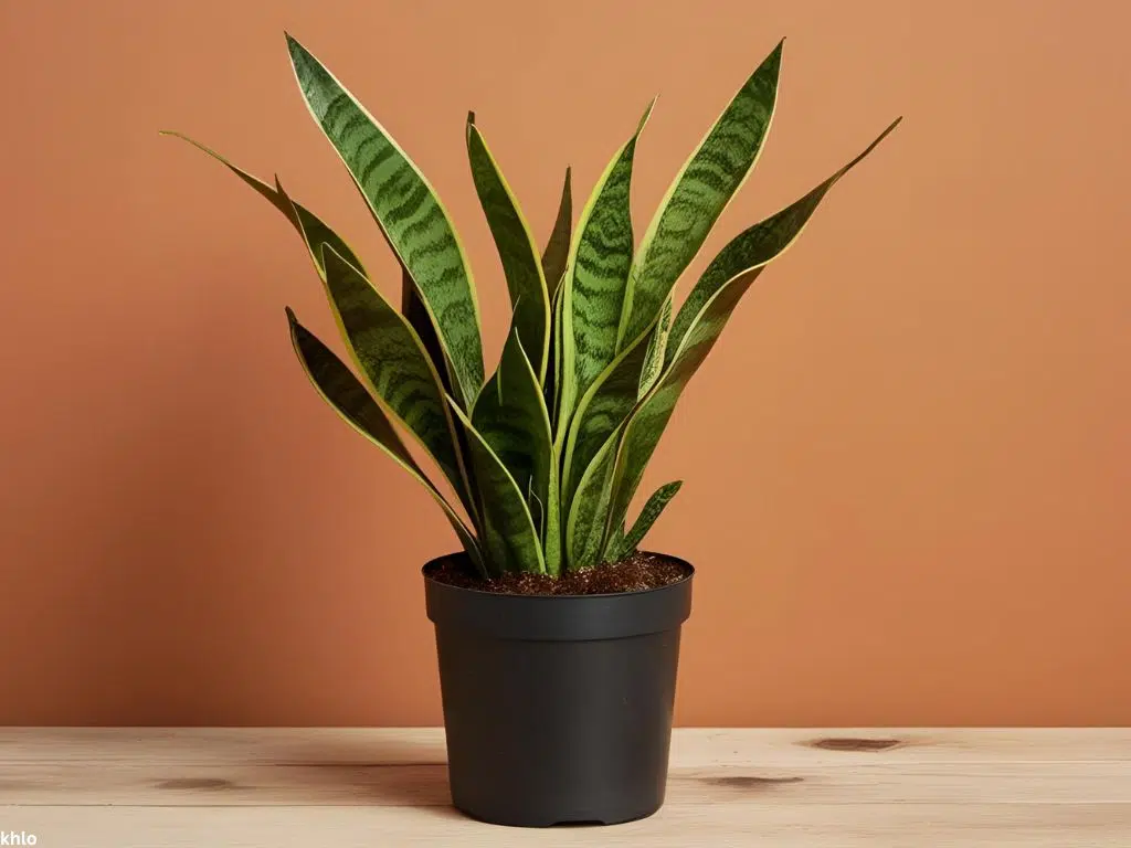 snake plant black coral foliage plant